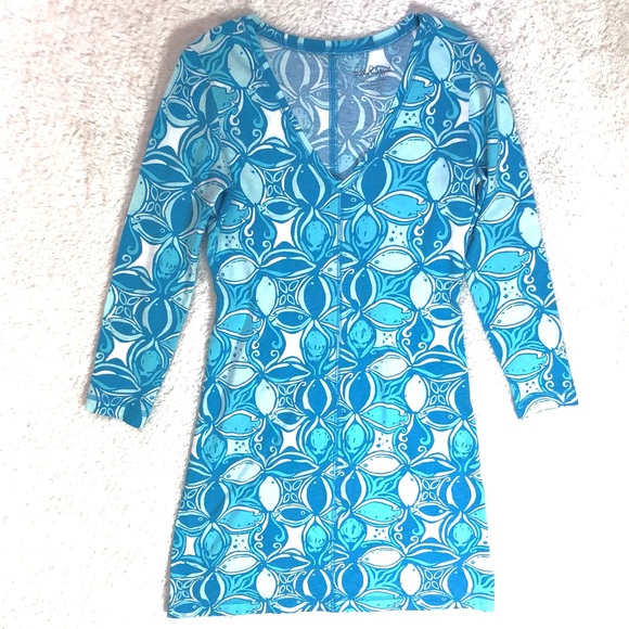 Lilly Pulitzer Juliet Mini Dress In What a Racquet - Picture 1 of 10